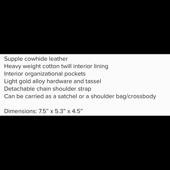 NEW HEIRLOOM Designer Taupe Tassel Crossbody Bag - Picture 7 of 8